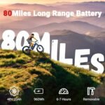 Himiway A7 Pro/D7 Cobra Electric Bike for Adults, 80MI Long Range 750W 27.5"X2.4"/26"×4.8" City/Mountain Ebike with Four-Bar Linkage Suspension,400lb Payload, 20+MPH, 9/7 Speed System - Image 2