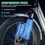 LILYPELLE Electric Trike for Adults, 500W Folding Electric Tricycle Electric Trike, 3 Wheel Electric Bicycle Motorized Three Wheel Ebike with Large Basket for Women Men - Image 5