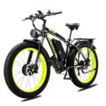 2000W Electric Bike for Adults, 26'' Fat Tire Beach Snow Electric Bicycle Dual Motor 23AH Removable Battery 33MPH Mountain Ebikes