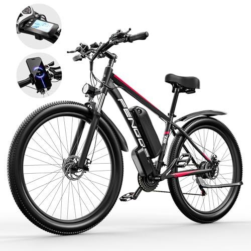 Version 1.0.0 Electric Bike for Adults with 1000W Peak Motor 27.5" Electric Bicycles 48V15AH Removable Battery Ebike,32MPH Mountain Bike 21 Speed Ebikes,Front Suspension Electric Bikes - Image 1