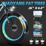 KETELES Electric Bike for Fathers, 1000W Motor 26 Inch Fat Tire Mountain Ebike, 28 MPH 13AH 48V Battery Bicycle 21 Speed Electric Dirt E Bikes - Image 3