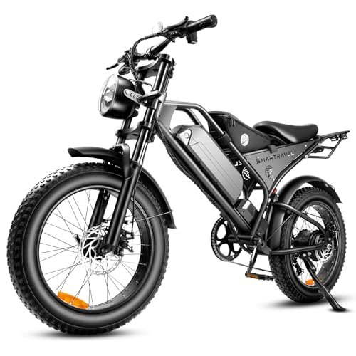 Version 1.0.0 DK400 Electric Bike for Adults,Ebike with 1000W Motor, 48V/15Ah and Up to 28+MPH,Simano7 Speed (Upgrade Front Turn Signal+Rear Rack)… - Image 1