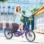 DoCred Electric Tricycle for Adults, 350W 36V Electric Trike Motorized Three Wheel Electric Bikes Bicycle with Large Basket for Women Men - Image 2