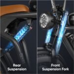 SAMEBIKE 2000W/4000W Electric Bike for Adults, 48V 36Ah Dual Battery Ebike Hydraulic Full Suspension, 34Mph/37Mph & 100 Miles Range Electric Bike, 20"*4.0" Electric Motorcycle for Adults, 7-Speed&UL - Image 6