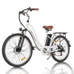 Electric Bike for Adults, 26" Ebikes, Peak 750W Electric Cruiser Bike with 48V 14.5Ah/11.6Ah Removable Battery, 25Mph Electric Bicycle w/ 7-Speed & Front Suspension(Fits for 5'2"-6'5")
