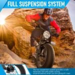 Electric Bike 000w Electric Bicycle 20 * 4.0 inch Fat Tire Ebike, Ebike for Adults Electric Bike 20MPH Adult Electric Bicycle Lockable Suspension Fork, Beach Snow E-Bike 7 Speed - Image 2