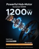 ENGWE X24/X26 1200W Electric Bike for Adults, 26" x 4.0 Fat Tire Folding Ebike with Single/Dual Removable Battery 48V 19.2AH/+10AH up to 62/94Miles & 31MPH - Image 3