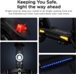 ENGWE Folding Electric Bike for Adults Teens, 14" Fat Tire City Commuter Ebike, Mini Electric Bicycle with 350W (Peak 600W) Motor 48V 10AH Removable Battery Max 20MPH 37Miles - Image 6