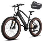Electric Bike for Adults 1200W Peak Motor, 48V 720Wh Removable Battery, 65 Miles 28MPH Ebike Mountain, 26" Fat Tire Adult Electric Bicycles with Hydraulic Suspension,7 Speed Gears UL Commuter E Bike