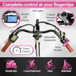 Elevate Electric Bike for Adults - 60 Mile E Bike 20MPH Throttle 48V E-Bike - Commuter Bike Beach Cruiser Ebike Adult Electric Bicycles for Men & Women - Image 4