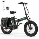 Electric Bike for Adults, 20" x 4.0 Fat Tire Ebike with 750W Motor, 48V/15Ah Foldable Electric Bike, E Bike Long Range for Mountain Beach Snow, 7-Speed Electric Bicycle, UL2849 Certified