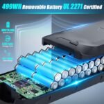 ANCHEER Electric Bike for Adults, 26" City Commuter Bike with 48V/10.4AH Battery, Up to 60 Miles, 3.5H Fast Charge, 7-Speed, 500W Peak Motor Step-Thru Cruiser Bike for Women Men, UL 2849 Certified - Image 3