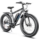 Vivi Electric Bike 26" x 4.0 Fat Tire Electric Bicycle, 1000W Motor Peak Electric Mountain Bike, 25MPH Ebikes for Adults with 48V 13AH Removable Lithium-Ion Battery, Up to 60 Miles,UL 2849 Certified