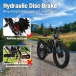 2000W Electirc Bike for Adults Dual Motor Mountain Bike Full Suspension 35MPH 48V 23AH Battery,90 Miles Ebike,Beach Mountain Snow Adult Electric Bicycles E-Bike UL Certified - Image 5