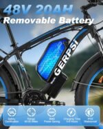 2000W Dual Motor Ebike for Men Women,35 MPH E-Bike 48V 20Ah Removable Battery 86Mile,All Terrain 26" Fat Tire Electric Bike for Adult with Dual Hydraulic Brake,21 Speed,Lockable Suspension - Image 3
