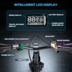 Electric Bike for Adults,with Peak 1000W Motor,Detachable Lithium Battery 48V20AH,Up to 30MPH,Endurance 80Mile,20"x3.0 Fat Tire Commute Mountain Beach Snow Bicycles,Electric eBike with 7-Speed - Image 4