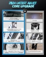 eAhora Juliet III/Juliet II/Juliet 2000W/1500W/1000W Electric Bike for Adults, 52V/48V 60Ah 100+Miles Long Range Ebike 20" Fat Tire Full Suspension Electric Bycicle with UL2849 Certified - Image 2