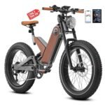 Eahora P5 Plus (Upgraded) Peak 1000W 20Ah Ebike for Adults, 28+mph 80-120Miles Full Suspension Electric Mountain Bike Unibody Magnesium Alloy Frame City Electric Bike for Multiple Scenarios