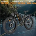 Dual Motor 2000W Electric Bike for Adults, 48V 22.4Ah 35MPH 60Miles Long Range E-Bike, 26"*4.0 Fat Tire Off Road Snow Mountain Ebike, Dual Hydraulic Disc Brake E-Bikes 7 Speed - Image 4