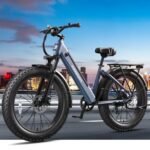 Electric Bike for Adults 960W Peak , 48V 15AH Removable Battery Electric Bicycle, 28MPH Commuter E-bike, 7 Speed, Up to 60 Miles,All Terrain 26" Fat Tire Front Suspension,UL Certified，Samoyed