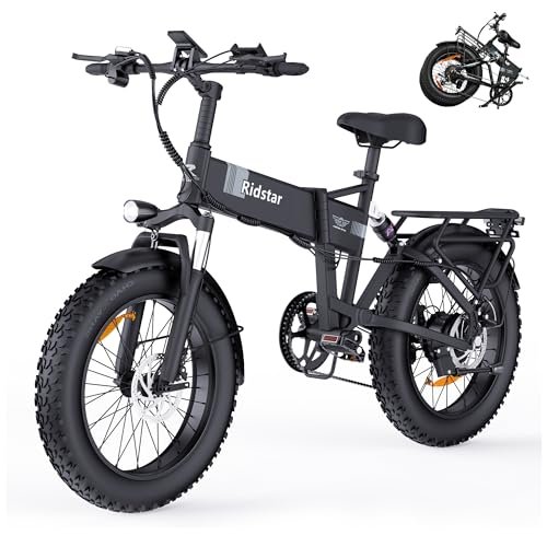 Version 1.0.0 YVY Adult Electric Bike - Folding - 1000/2000W Brushless Motor - 48V 15/23Ah Removable Battery, Range 50-75 Mile, Max Speed 30/35MPH, 20"x4.0" Fat Tire, 7 Speeds, Hydraulic Suspension, Disc Brakes - Image 1