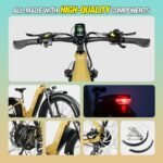 E-Scout PRO, Hunting 750W (Peak 1000W) Young Electric Bike for Adults, 48V/20Ah Battery 3A Fast Charger, Up to 80Mi 28MPH, 26''x4.0'' Fat Tire Mountain Snow Beach Off-Road Ebike - Image 5