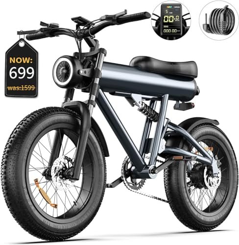 Version 1.0.0 Electric Bike for Adults, 750W Motor (Peak 1000W), 48V 17.5Ah Removable Battery Ebike for Adults, 30Mph Max 55Mile Long Range Electric Bicycle for Commuting, Outdoors, Travel, Shopping - Image 1