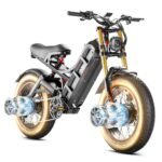 Romeo Pro/Ⅱ (2024 Newest Upgraded) 1200W/3000W Electric Bike for Adults 48/52V 60Ah,120+Miles Long Range Electric Bike, 34/44Mph 26"*4.0 Fat Tire Electric Mountain Bike Full Suspension