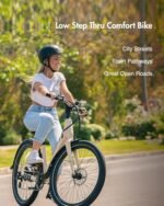 OKAI Stride Electric Bike, 25mph Power by 750W Motor, Removable Battery Up to 40 Miles, 7-Speed Drivetrain, 27.5" Tire, Electric Bike for Adults with 3 Pedal-Assist Levels, Bicycle for Women & Men - Image 4