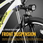 Heybike Race Max Electric Bike for Adults with 750W Peak Motor, 28mph Max Speed, 600WH Removable Battery Ebike, 27.5" Electric Mountain Bike with 7-Speed and Front Suspension - Image 5