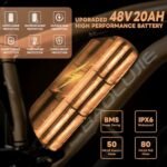 2000W Electric Bike with Two 20Ah Removable Battery26×4" Fat Tire Ebike for Adults 35MPH80-120Miles Electric Bicycles with Sha-Ma-no21Speed Lockable Front Sespension Hydraulic Disc Brake - Image 2