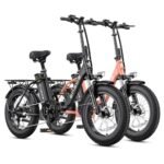 ENGWE 1125W Electric Bike for Adults, L20 2.0 20''×3.0" Fat Tire Electric Bicycle 52V 13Ah Removable Battery Max Range 68Miles & 28MPH for Urban Commuters,7 Speed Mountain Ebike with Dual Suspension