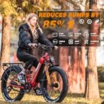 FREESKY Electric Bike for Adults 1600W Power Motor 48V 20 AH Ebike, Step-Thru Ebike up to 35MPH & 90Miles Max Range, 26'' Fat Tire Full Suspension Electric Bicycle for Man/Women - Image 2