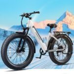 Electric Bike for Adults 960W Peak , 48V 15AH Removable Battery Electric Bicycle, 28MPH Commuter E-bike, 7 Speed, Up to 60 Miles,All Terrain 26" Fat Tire Front Suspension,UL Certified，Samoyed