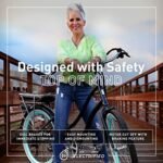 sixthreezero EVRYjourney Women's Electric Bike, Step-Through Touring Hybrid eBike, 250/500 Watt Motor, 26" Bicycle, Multiple Colors - Image 6