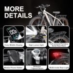 1000W Electric Bike for Adults,Powerful Motor 48V 16AH Battery Snow Beach Ebike Hydraulic Disc Brake Electric City Bike Up to 31MPH All Terrain 26" Fat Tire Ebikes for Adults - Image 6