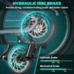 Vivi ACE01 Electric Bike for Adults, 26" x 4.0 Fat Tire Ebike, 1475W Peak Motor Torque Sensor Electric Mountain Bike, 25MPH Electric Bicycle with 48V 15AH Battery, 7 Speed, Hydraulic Brake, UL 2849 - Image 5