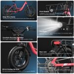 ENGWE 960W Electric Bike for Adults, L20 20''×4.0''Fat Tire Electric Bicycle 48V 13Ah Removable Battery Max Range 87Miles & 25MPH - Image 5