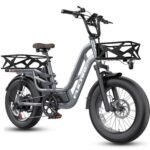 Fucare Libra 1200W Peak Electric Bike for Adults 32MPH 48V 20Ah (Rated 19.2AH) LG Battery EBike, Full Suspension 20"×4.0" Fat Tire 750w Electric Bicycles