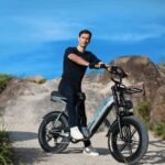 OUXI Electric Bike for Adults, Q8 Electric Bike with 750W Motor 48V 20Ah Removable Battery, 20''x 4.0 Fat Tire Electric Bike, 31MPH Commuter E Bike, Hydraulic Brake, 7 Speed, Electric Mountain Bike - Image 3