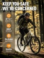 E·Bycco 29” Electric Bike for Adults, 48V 17.5AH Battery, 750W Peak 1000W Electric Mountain Bike, Up to 70 Miles 34MPH Ebike with 21-Speed, Electric Bicycle E-Bike for Commuter, UL 2849 Certified - Image 4