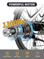 Electric Bike for Adults 1300W Peak Motor 48V 20AH/35AH/45AH&UL Battery 28MPH 80-140Miles Range Ebikes for Adults/Torque Sensor/APP Control/Dual Hydraulic Brake/UL 2849 - Image 2