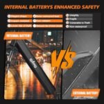 Cityone Electric Bike for Adults 26" Ebike with 2.1" Tire,UL2849 Certified Built-in Removable Battery, Peak 750W Motor Ebikes with 7 Speed Aluminum Mountain Electric Bicycle - Image 4