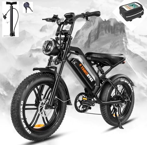 Version 1.0.0 V20 3.0 Electric Bike,1500W/2000W Motor,48V15.6Ah/18.2Ah Removable Battery Ebike, Dual Disc/Hydraulic Brakes, 28mph/32mph Top Speed,Steering Light. UL Certified. - Image 1