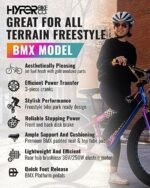 Hyper E-Ride BMX Fat Tire Electric Bike. 250w, 36v Battery, 26 X Inch Fat Tire Ebike with Pedal Assist, Single Speed, Front and Rear Disc Brakes, BMX Frame. Electric Bicycle for Adults. (Jet Fuel) - Image 3