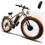 2000W Electric Bike with Two 20Ah Removable Battery26×4" Fat Tire Ebike for Adults 35MPH80-120Miles Electric Bicycles with Sha-Ma-no21Speed Lockable Front Sespension Hydraulic Disc Brake