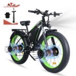 Electric Bike for Adults，Dual Motor Ebike，2000w Ebike，Fat Tire Electric Bike，90 Miles Electric Bicycle with 48V/23Ah Battery，Men's Electric Bike and Passed UL&GCC Certification