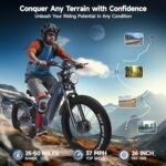 Electric Bike for Adults - 1000W Ebike with 33 MPH 60 Miles Range, 26" x 4.0" Off-Road Fat Tires Electric Bicycle 7 Speed E Bike 864Wh (48V18Ah) Removable Battery… - Image 6
