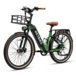 Heybike Cityrun Electric Bike, 1000W Motor Peak City Cruiser Ebike, 48V 15Ah(720Wh) Battery, 60 Miles, Step-Thru Electric Bicycle with APP Control, 3H Fast Charging, Commuter Electric Bike for Adults