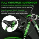 2000W Electric Bike with 20Ah/40Ah Removable Battery 26"×4“Fat Tire Ebike for Adults 35MPH 80/100Miles Electric Bicycles with Shi-Mano 21 Speed Lockable Front Suspension Hydraulic Disc Brake - Image 6